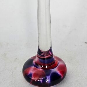Art‎ glass, blown glass ring holder.